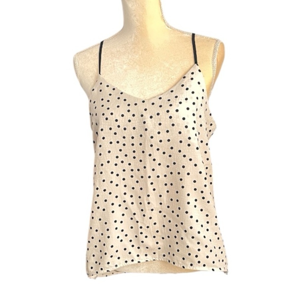 The Limited Polka Dot Strappy Top Sz M